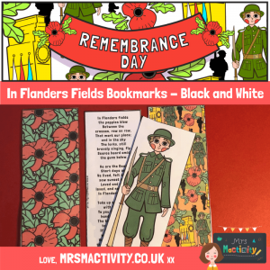 Mrs Mactivity - In Flanders Fields Bookmark Colour